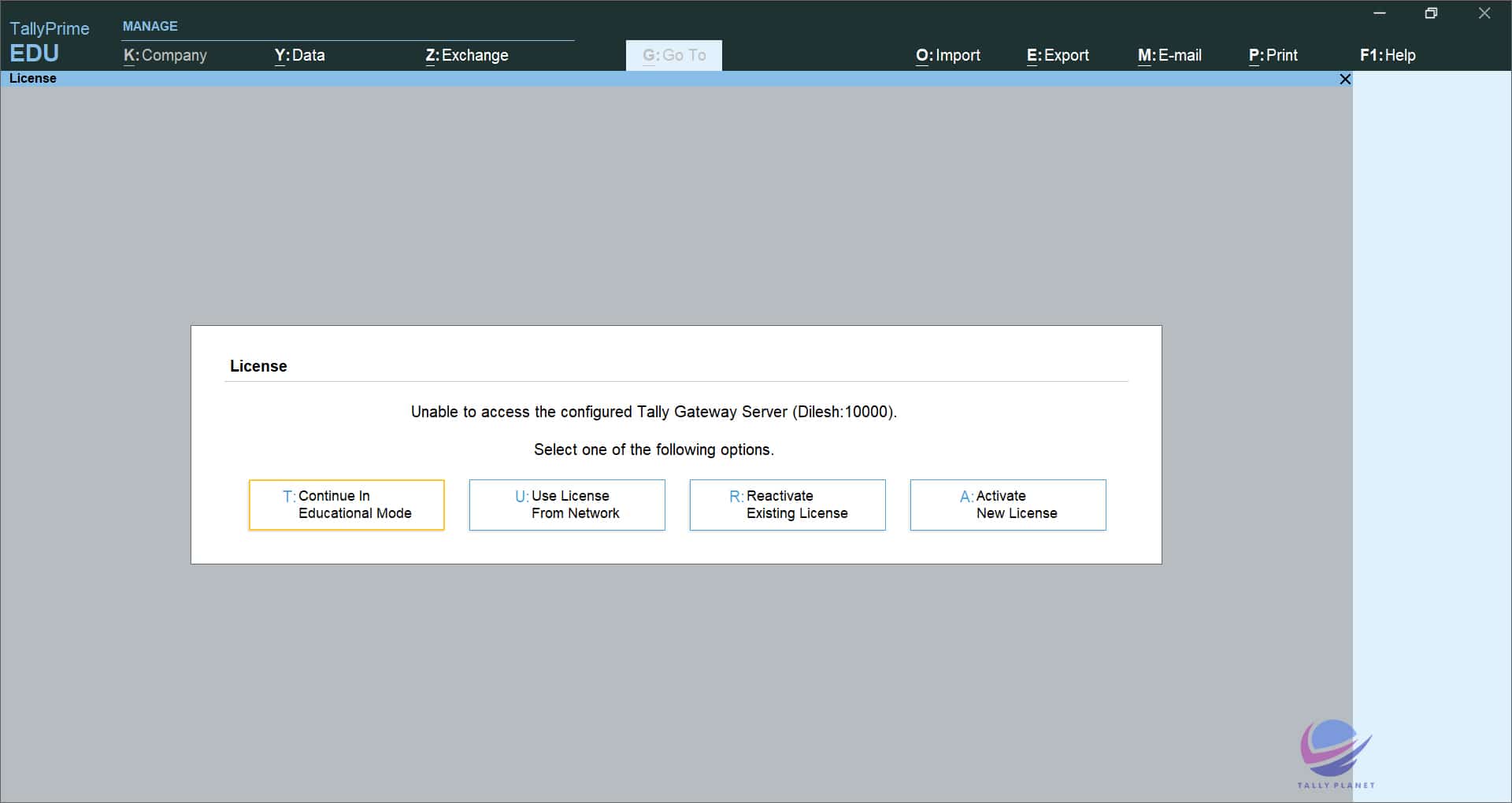 tally erp 9 client installation guide